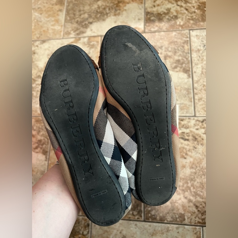 Burberry Heritage Housecheck Shipley Ballerina Flats Sz 39.5 View 3